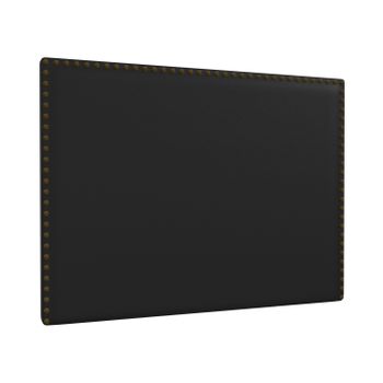 La Web Del Colchon -cabecero Tapizado Tachuelas Para Cama De 135 (145 X 120 Cms) Negro