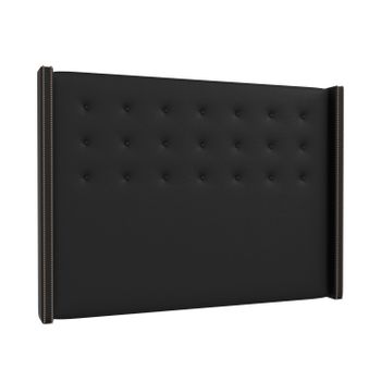 La Web Del Colchon -cabecero Tapizado California Para Cama De 90 (100 X 120 Cms) Negro