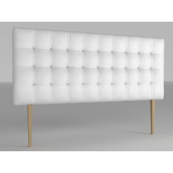 La Web Del Colchon -cabecero Tapizado Brigitte Para Cama De 105 (115 X 115 Cms) Blanco