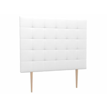 La Web Del Colchon -cabecero Tapizado Corfú Big Para Cama De 90 (100 X 165 Cms) Blanco