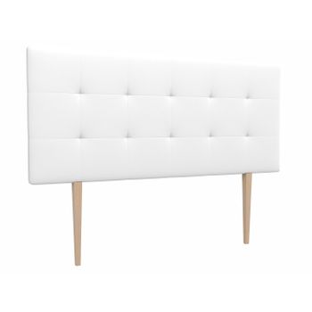 La Web Del Colchon -cabecero Tapizado Corfú Big Para Cama De 105 (115 X 115 Cms) Blanco