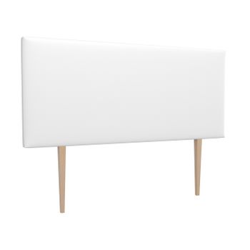 La Web Del Colchon -cabecero Tapizado Paros Big Para Cama De 80 (90 X 115 Cms) Blanco