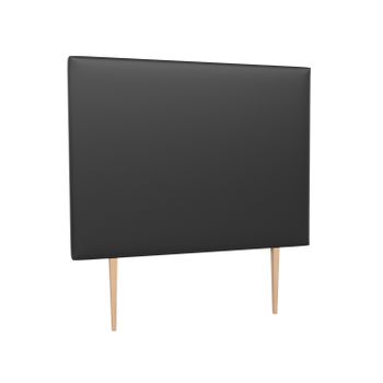 La Web Del Colchon -cabecero Tapizado Paros Big Para Cama De 200 (210 X 165 Cms) Negro