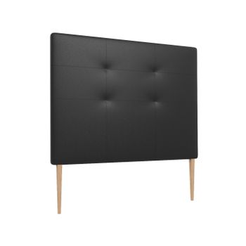 La Web Del Colchon -cabecero Tapizado Atenas Big Para Cama De 105 (115 X 165 Cms) Negro