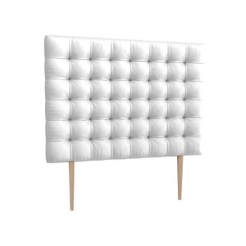 La Web Del Colchon -cabecero Tapizado Manhattan Big Para Cama De 80 (90 X 165 Cms) Blanco