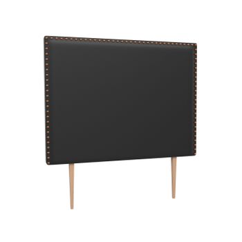 La Web Del Colchon -cabecero Tapizado Tachuelas Big Para Cama De 160 (170 X 165 Cms) Negro