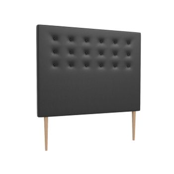 La Web Del Colchon -cabecero Tapizado Miconos Big Para Cama De 90 (100 X 165 Cms) Negro