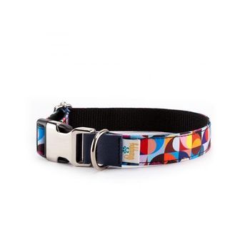 Collar Para Perros Funny Retro Colors  Pamppy 35 Cm