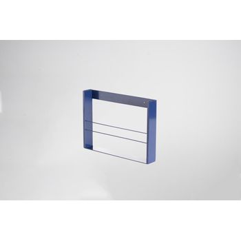 Balda Metálica De Lineas Rectas Medidas 25 X 35 X 5 Azul