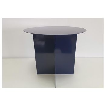 Mesa Auxiliar Metálica 40x40x36 Azul