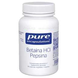 Pure Encapsulations Betaína Hcl Pepsina 90 Cápsulas