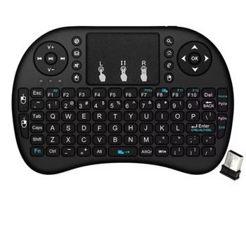 Teclado Inalámbrico Tech Mundo Tmtc010, Touchpad, Español, Bluetooth, Mini, Negro