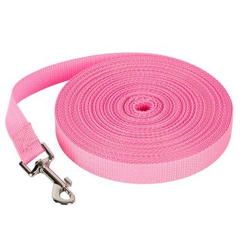 Correas De Nylon,  Cuerda De Líder Para Entrenamiento Y Caminar De Perros - Rosa, Xxl