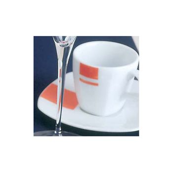 Taza Cafe Y Plato Porcelana Juego 6 Unidades Marca