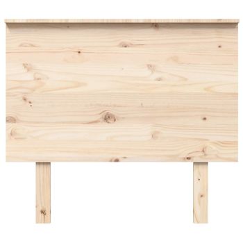 Cabecero De Cama Madera Maciza De Pino 94x6x82,5 Cm