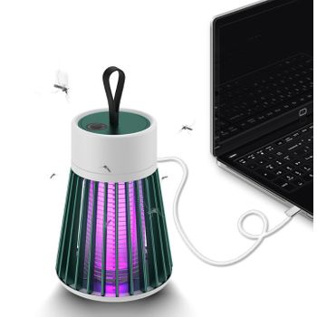 Lámpara Antimosquitos Repelente De Mosquitos Usb Para Exteriores, Color Verde