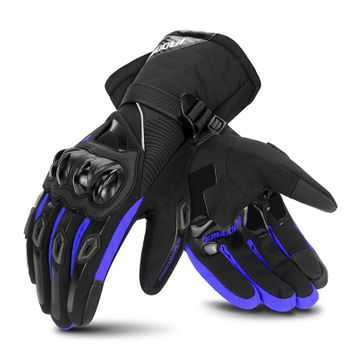 Guantes Moto Naked Hombre  Fluor Talla Xxl Azul