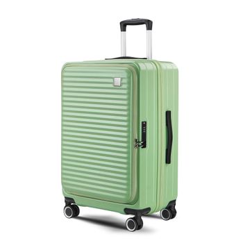 Maleta De Cabina Trolley , 4 Ruedas 35*23*54cm 2.8kg(verde)