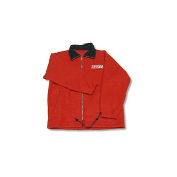 Chaqueta Polar Cifec Combinado Rojo Gris Marca