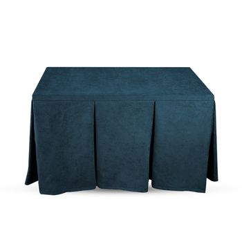 Ropa De Camilla, Tela Antimanchas Color   15 Azul. 150 X 80 X  72 Alto