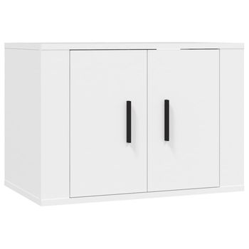 Mueble Para Tv De Pared Blanco 57x34,5x40 Cm