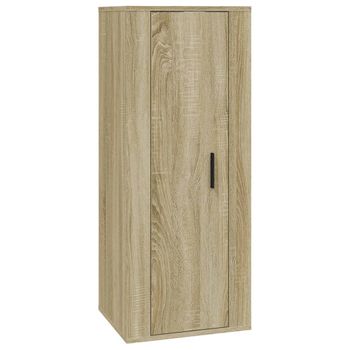 Mueble Para Tv De Pared Roble Sonoma 40x34,5x100 Cm