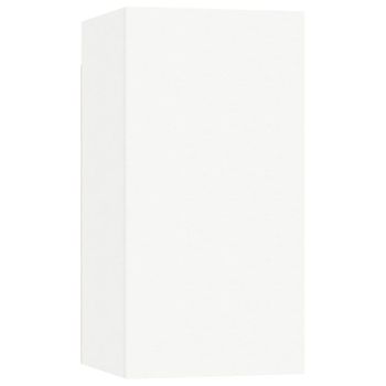 Mueble Para Tv De Madera Contrachapada Blanco 30,5x30x60 Cm