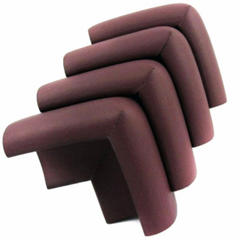 Pack De 4 Cubre Esquinas Para Muebles Y Mesas En Color Marrón Chocolate  Segurbaby