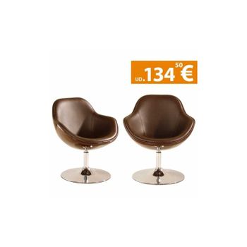 Conjunto 2 Butacas Roma (color: Chocolate)