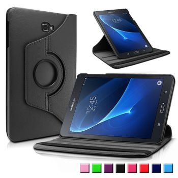 Funda Giratoria 360º Para Tablet Samsung Galaxy Tab A 2016 T580 / T585 10.1" - Slim Book Cover. Color Negro