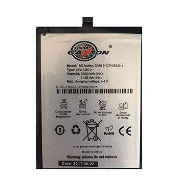 Bateria Reemplazo Para Smartphone Bq Aquaris U/ U Plus / U Lite 3000mah Mah Voltaje 4.4v Alta Calidad