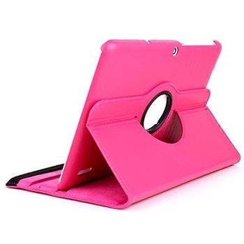 Funda Para Tablet Bq Edison 3 10.1" Quad Core. Giratoria 360º Color Rosa Fucsia