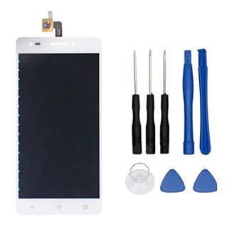 Pantalla Lcd Completa Capacitiva Con Tactil Digitalizador Para Bq Aquaris M5 + Herramientas - Color Blanco