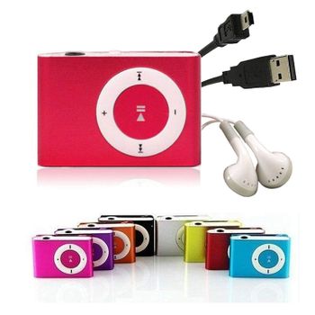 Mini Clip Reproductor Mp3 . Incluye Auriculares Y Usb. Estilo Ipod