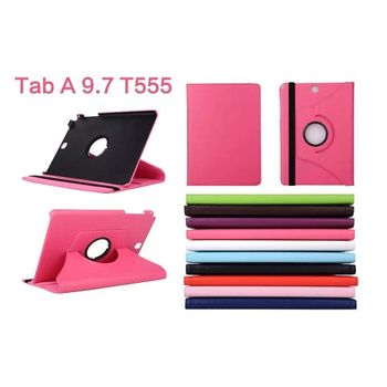 Theoutlettablet® Funda Giratoria Para Tablet Samsung Galaxy Tab A 9.7" - Rosa Fucsia