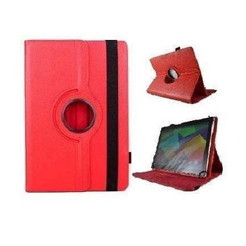 Theoutlettablet® Funda Giratoria 360º Para Tablet Spc Internet Dark Glee 10.1" / Blink 10.1" - Roja