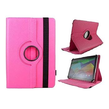 Theoutlettablet® Funda Giratoria 360º Para Tablet Spc Internet Dark Glee 10.1" / Blink 10.1" - Rosa Fucsia