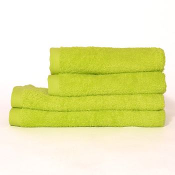 10xdiez Toalla Algodón  550 Gr/m2 Pistacho  | (toalla Sábana - 100x160 Cm - Verde)