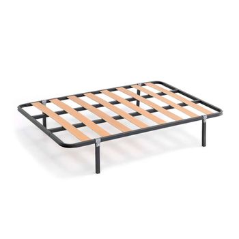 Base Tapizada 135x190 Cm, 5 Refuerzos Transversales, Tubo 40x30 Mm, Tejido  3d Transpirable, 6cm Grosor. Color Beige. Sin Patas con Ofertas en  Carrefour