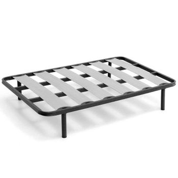 Somier 120x180 Cm Tubo Acerado 40x30 Mm Láminas Anchas Con Sistema  Anti-ruido. Patas No Incluidas. con Ofertas en Carrefour