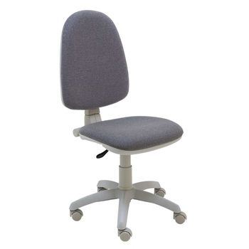 Silla De Escritorio Torino Gris - Tapizado Gris Oscuro