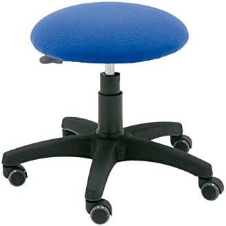 Taburete De Trabajo Ergonómico, Giratorio Y Regulable En Altura(aro  Reposapiés Incluido) Asiento De Poliuretano Inyectado De Alta Resistencia  Color Negro (uso Intensivo 24 Horas) Piqueras Y Crespo Modelo 315 con  Ofertas en