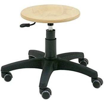 Taburete De Trabajo Ergonómico, Giratorio Y Regulable En Altura(aro  Reposapiés Incluido) Asiento De Poliuretano Inyectado De Alta Resistencia  Color Negro (uso Intensivo 24 Horas) Piqueras Y Crespo Modelo 315 con  Ofertas en