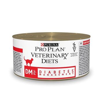 Mousse Purina Pro Plan Veterinary Diets Feline Dm 195g Para Gatos Diabéticos - 24 Latas 195g