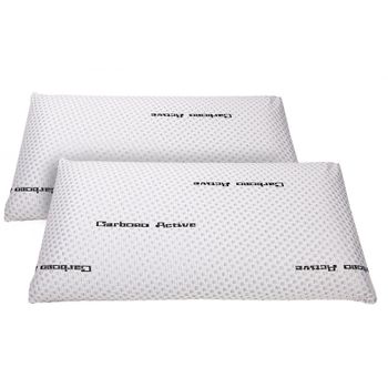 Pack De 2 Almohadas Viscoelástica Modelo Carbono Perforada - 70 Cm