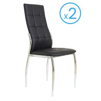 Pack 2 Sillas Nordic Salón Comedor Color Blanco Estilo Moderno Asiento  Mueble Patas Madera con Ofertas en Carrefour