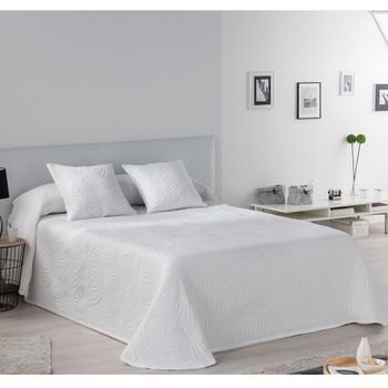 Colcha Pique Modelo Fiore Beige Cama 180 Cm. con Ofertas en Carrefour