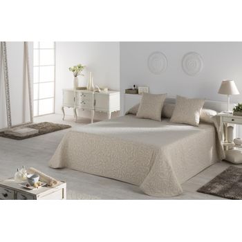 Colcha Multiusos Algodón Anna Beige 230x290 Cm, Plaid Cama, Cubrecama,  Jarapa Sofá, Foulard Sofá, Cubresofá con Ofertas en Carrefour