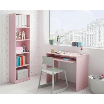 Clp Tocador Infantil Emilia Con Silla Madera Rosado 31x60x101 Cm con  Ofertas en Carrefour