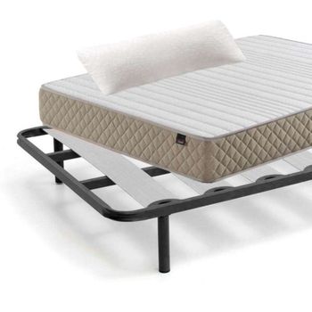 Cama Completa - Colchón Flexitex + Somier Multiláminas + 4 Patas De 26cm,  80x190 Cm con Ofertas en Carrefour